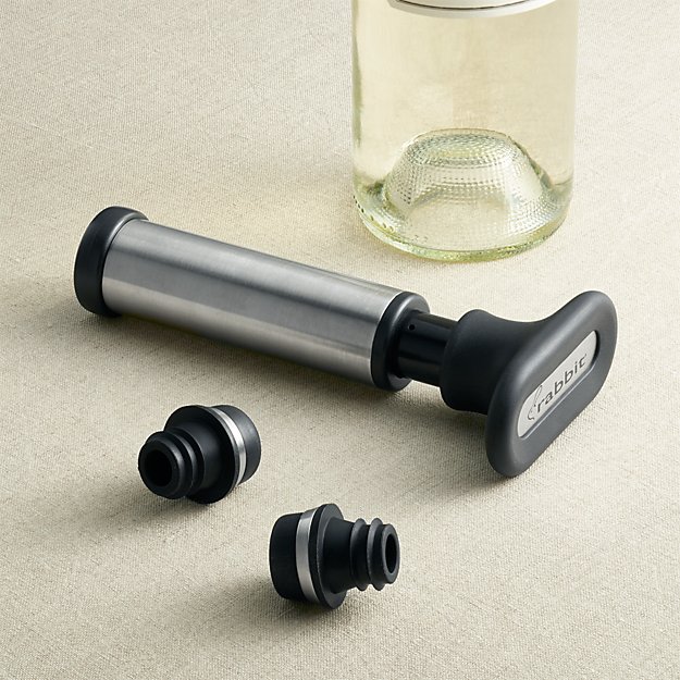 Rabbit ® Wine Preserver/Stopper Crate and Barrel