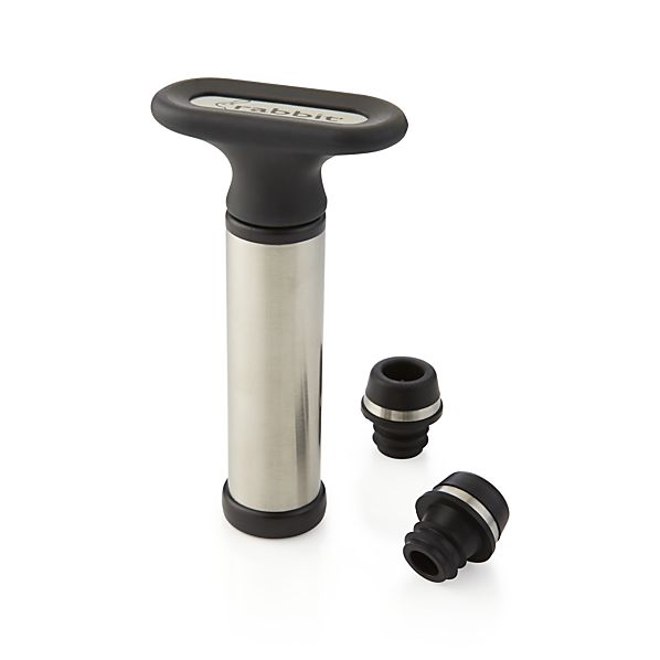 Rabbit ® Wine Preserver/Stopper in Wine Accessories Crate and Barrel