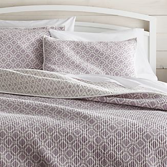 Raj Reversible Purple Quilts and Pillow Shams