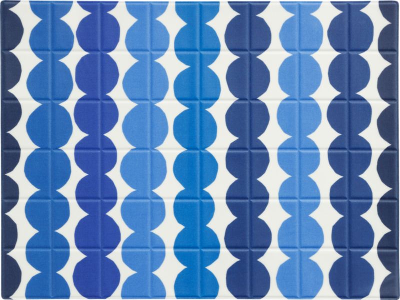 Marimekko Räsymatto Blue and White Placemat