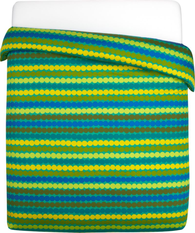 Marimekko Räsymatto Teal Full/Queen Duvet Cover