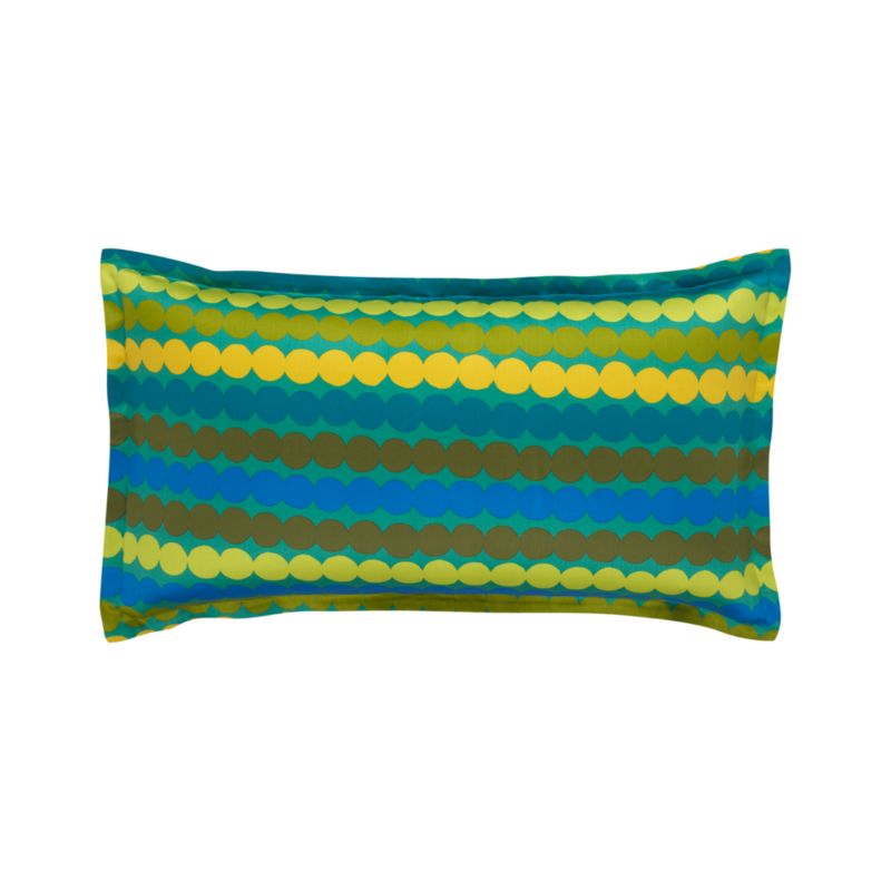 Marimekko Räsymatto Teal King Sham