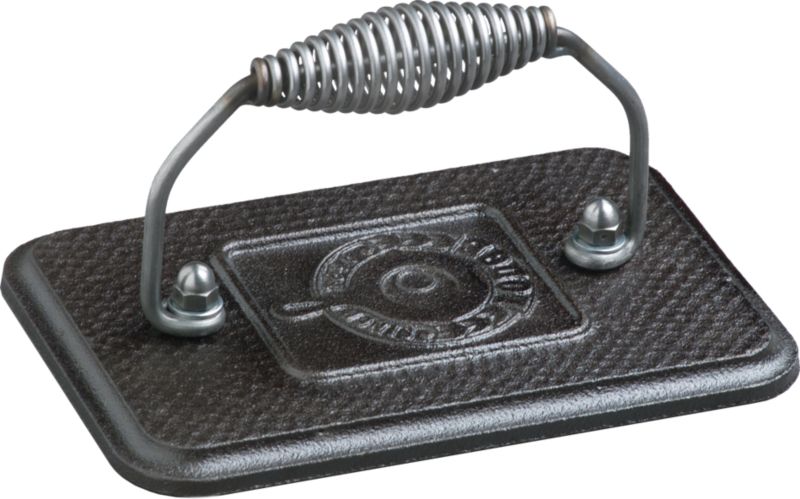 Rectangular Cast Iron Grill Press