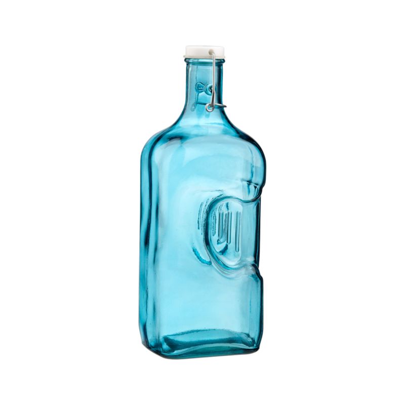 Recycled Blue Glass Jug