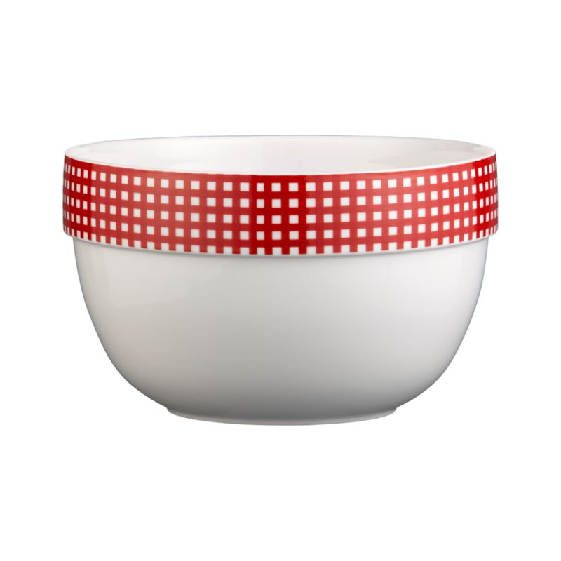 Gingham Mixing Bowl