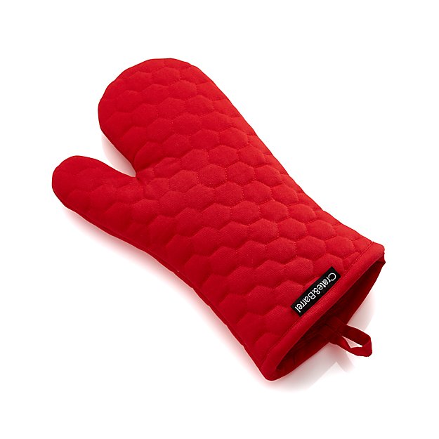 Red Pot Holder Crate and Barrel