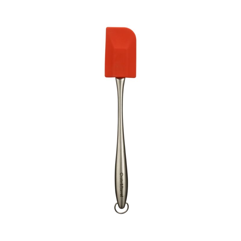Red Stainless Steel Handled Spatula
