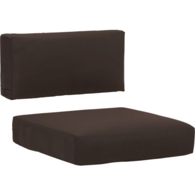 Reef Sunbrella Walnut Lounge Chair Cushions