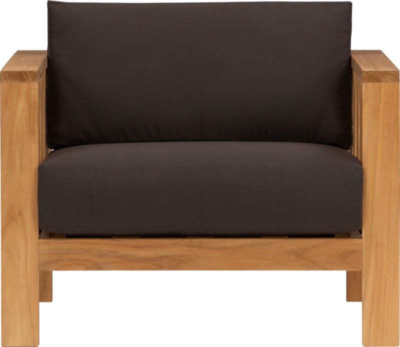 Reef Lounge Chair with Sunbrella® Walnut Cushions