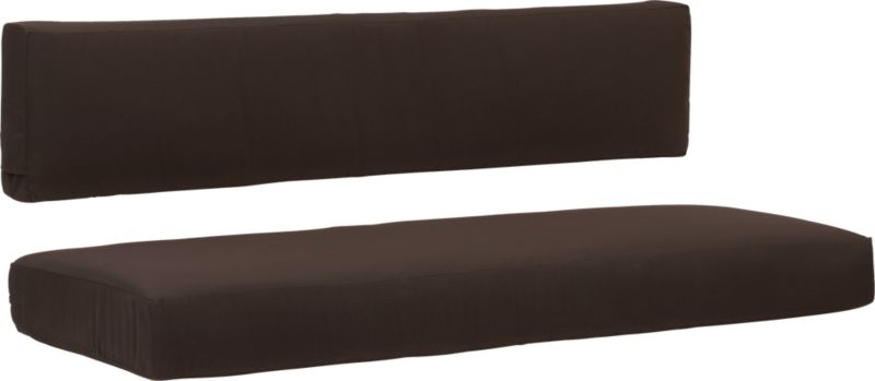 Reef Sunbrella® Walnut Sofa Cushions