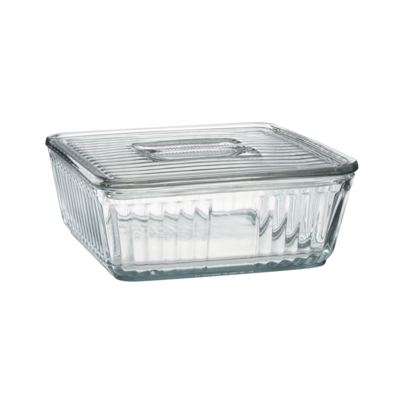 Large Glass Refrigerator Dish