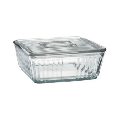 Large Glass Refrigerator Dish