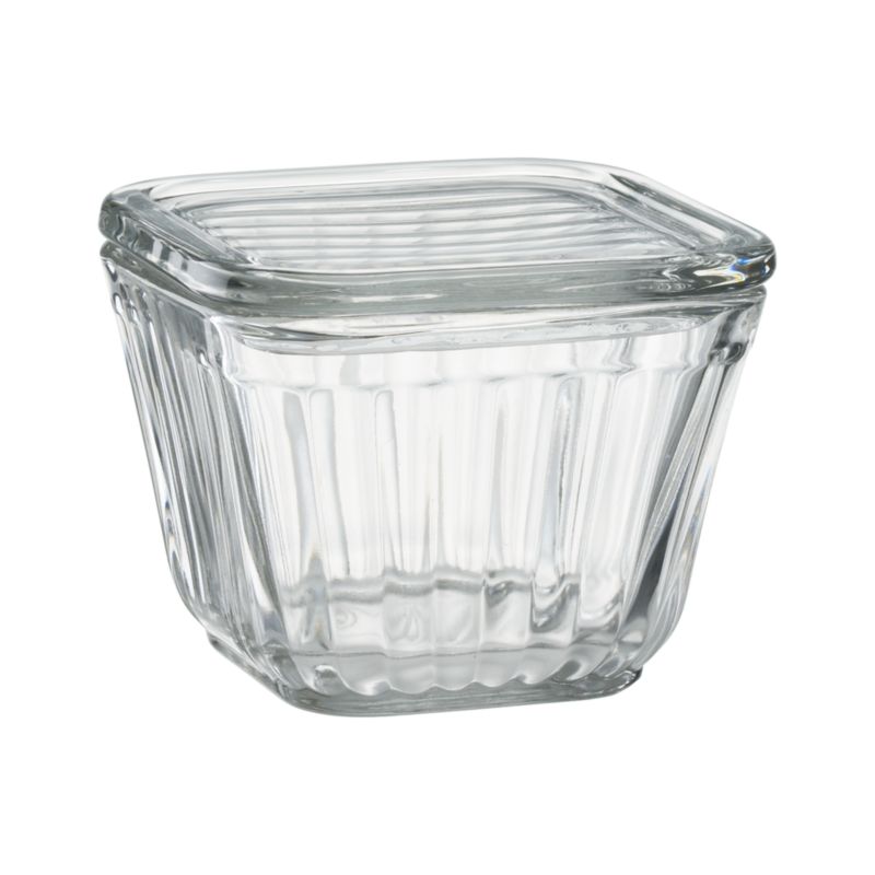 Small Glass Refrigerator Dish