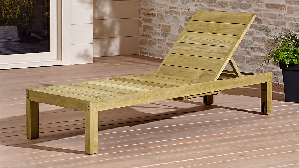 Regatta Chaise Lounge Crate and Barrel