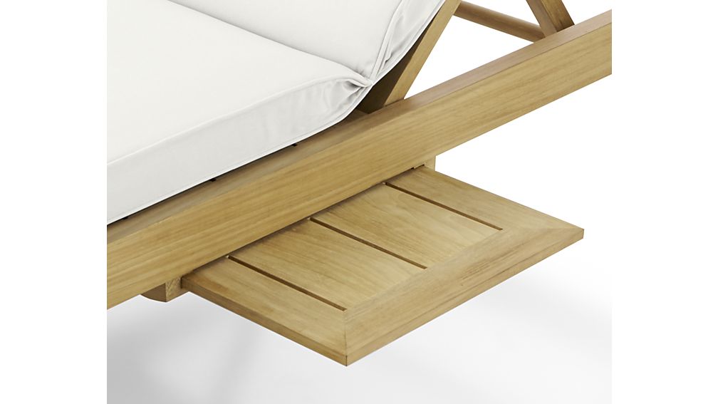 Regatta Sunbrella ® Chaise Lounge Cushion Sunbrella White Sand Crate