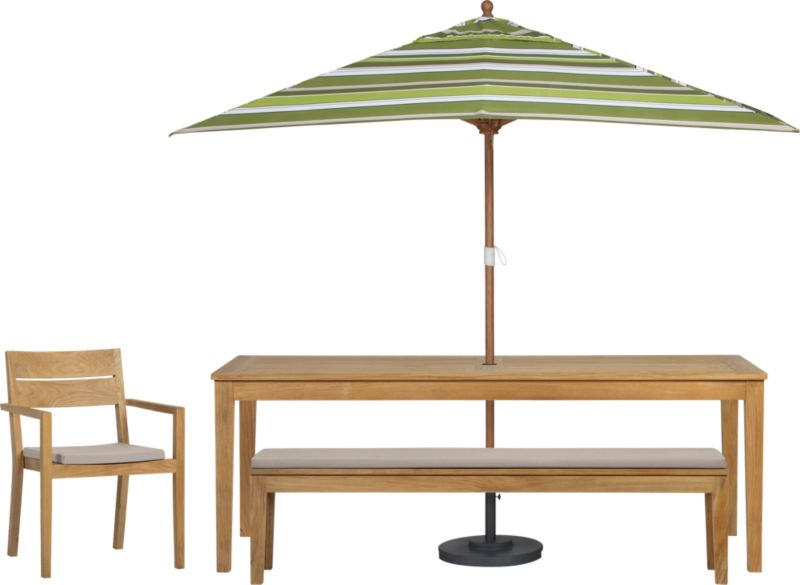 The Trovata teak collection