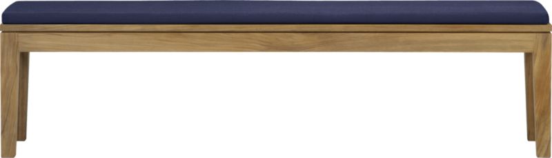 Regatta Dining Bench with Sunbrella® Indigo Cushion