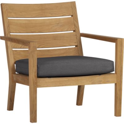 Regatta Lounge Chair with Sunbrella® Charcoal Cushion