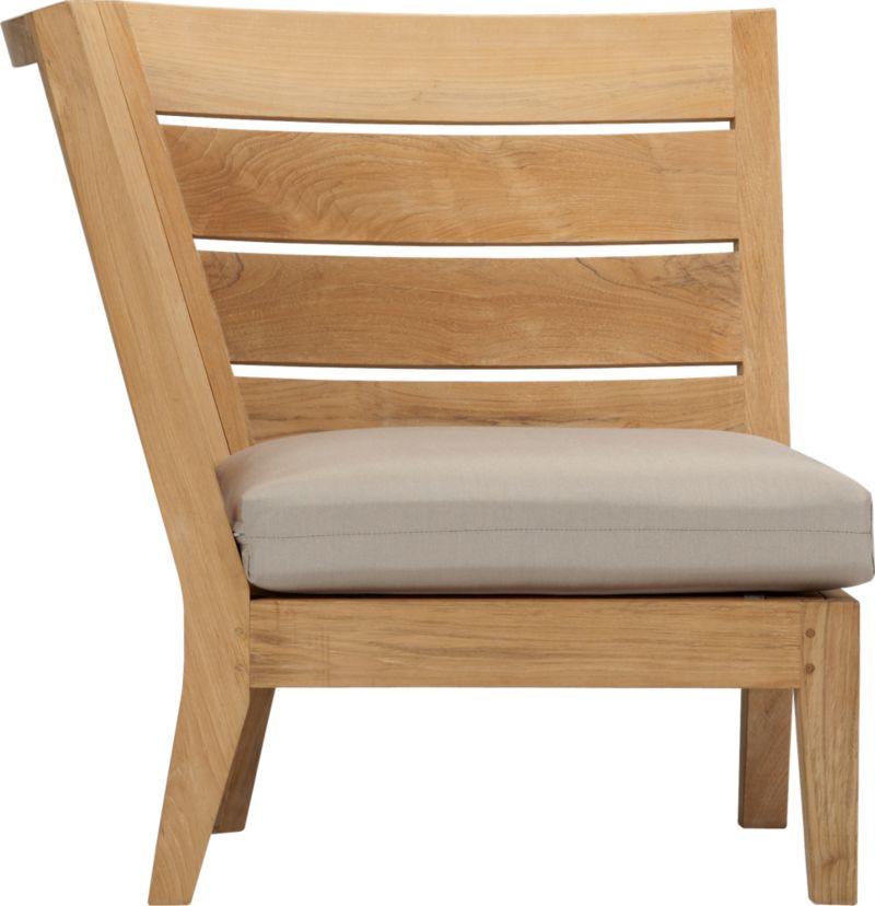 Regatta Modular Corner with Sunbrella® Stone Cushion