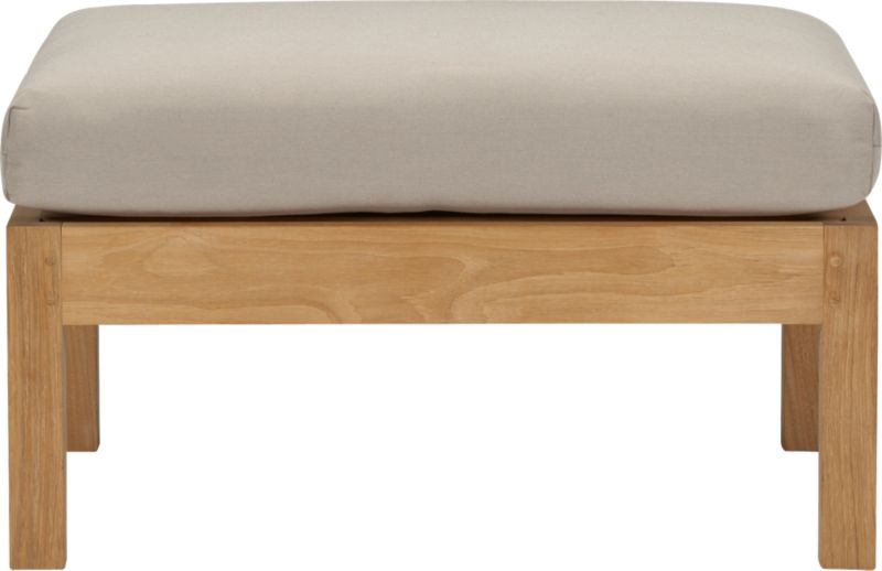 Regatta Modular Ottoman with Sunbrella® Stone Cushion