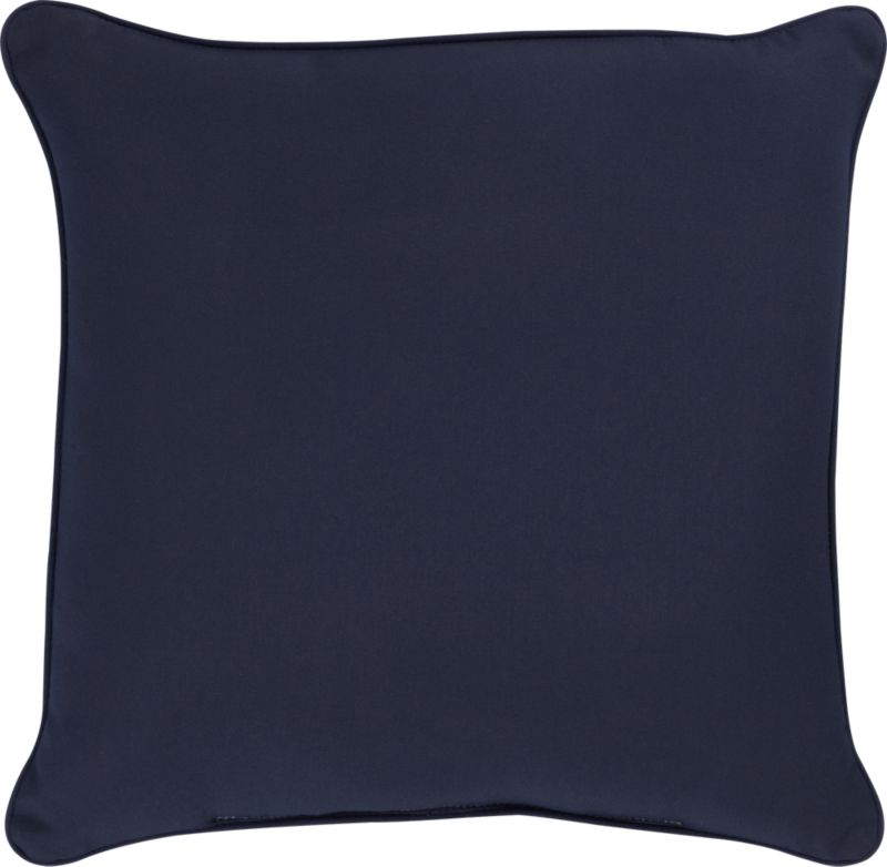 Sunbrella® Indigo 20" Sq. Outdoor Pillow