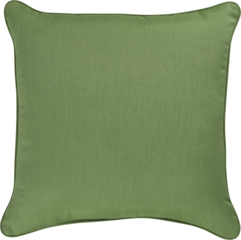 Sunbrella® Cilantro 20" Sq. Outdoor Pillow