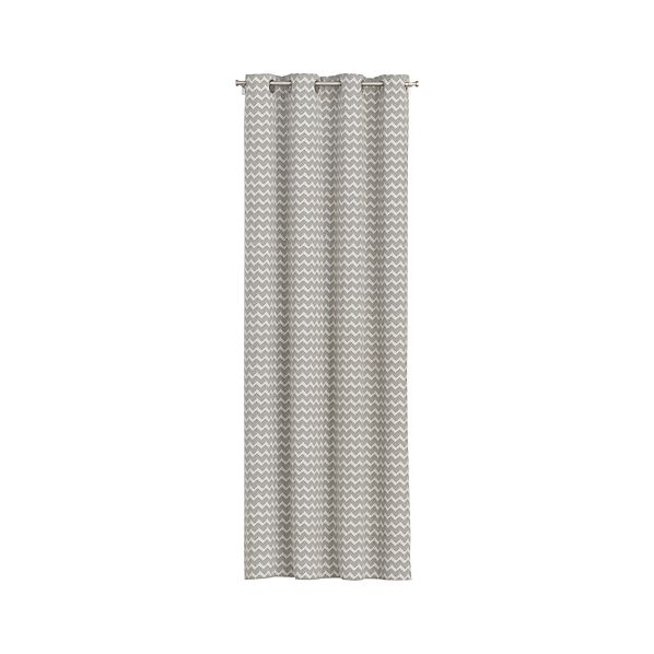 Reilly Grey Chevron Curtains