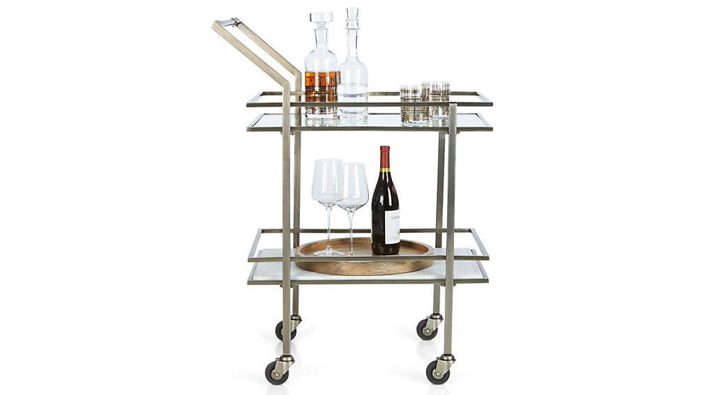 Renee Bar Cart Crate and Barrel