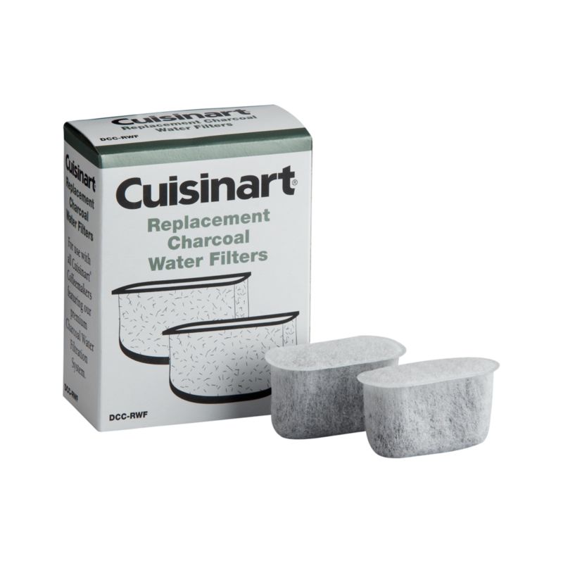 Set of two Cuisinart® replacement water filters. 1.75"Wx.75"Dx1"H