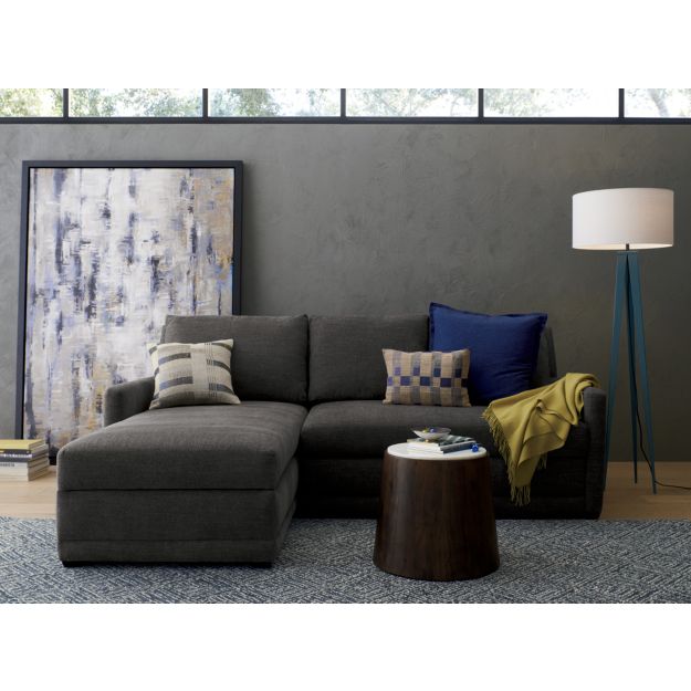 Curtis Indigo Blue Geometric 12" sq. Rug Swatch in Area Rugs + Reviews