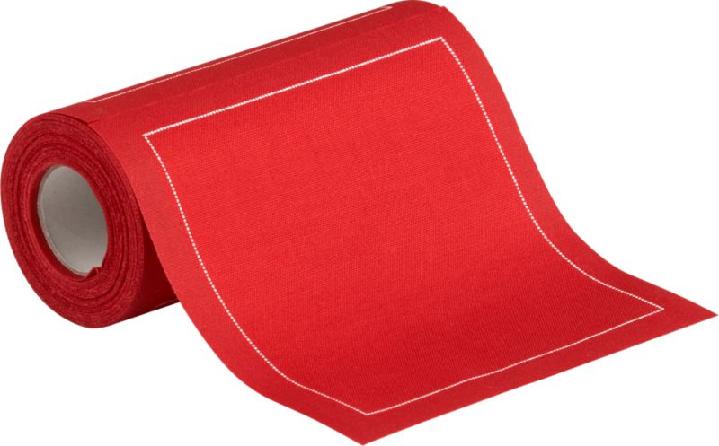 Set of 50 Red Reusable Napkins-Coasters