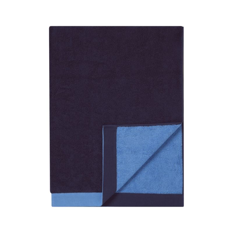 Reversible Blue Bath Sheet