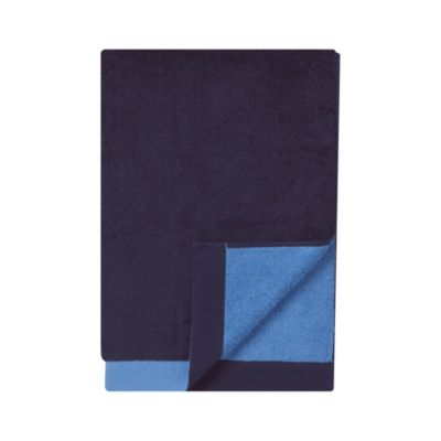 Reversible Blue Bath Towel