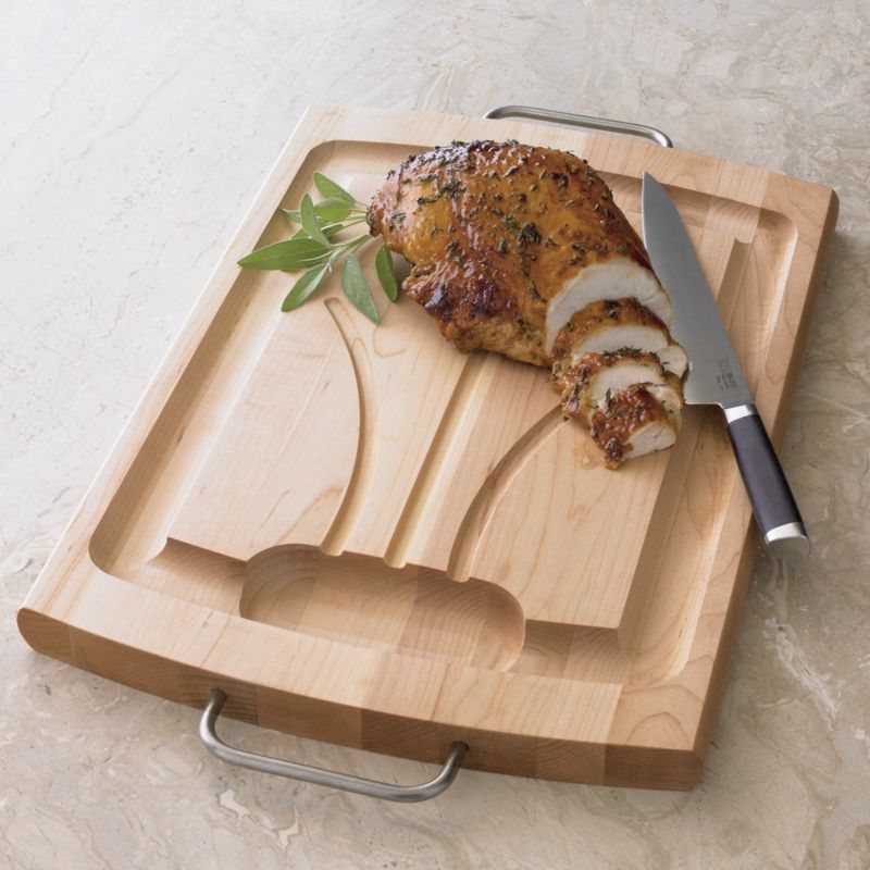 Reversible Carve-Serve Board