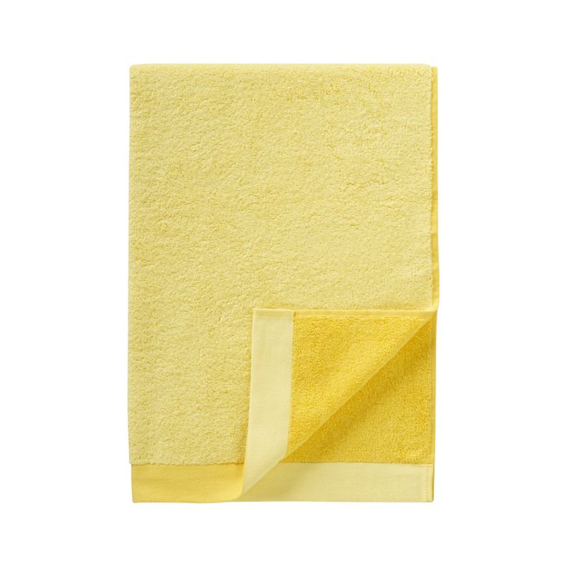 Reversible Yellow Bath Towel