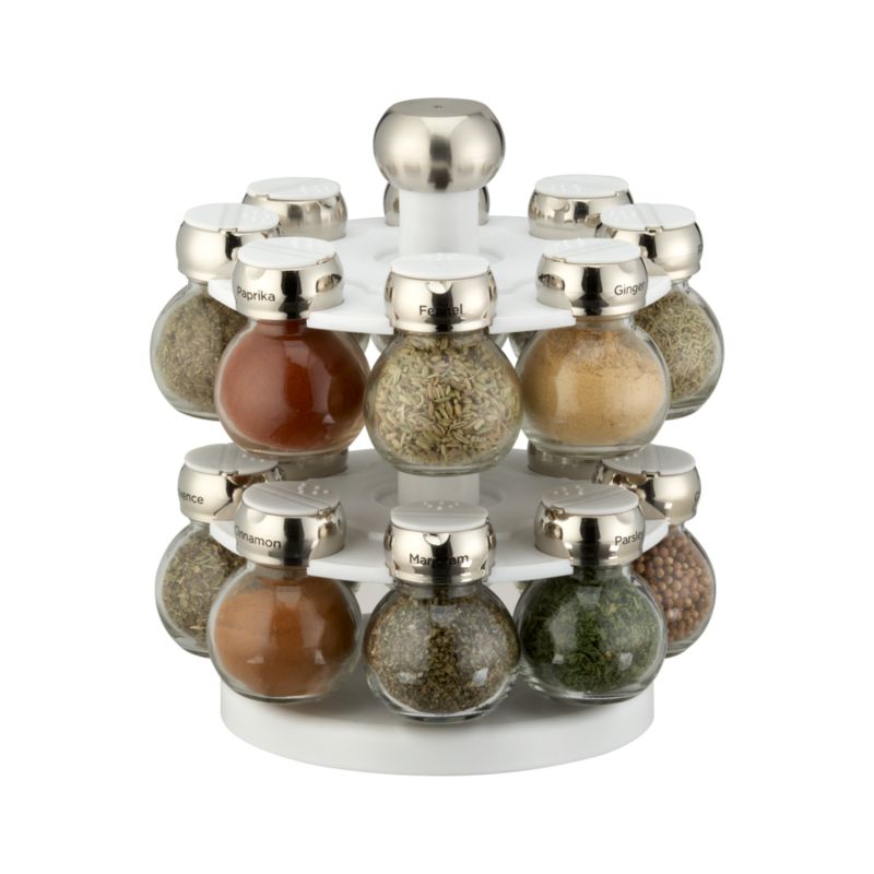 Revolving Spice Rack with 16 Jars