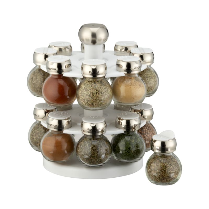 Revolving Spice Rack with 16 Jars