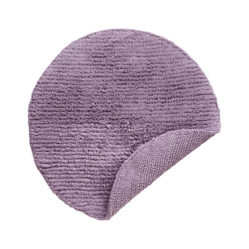 Reversible Wisteria Round Bath Rug