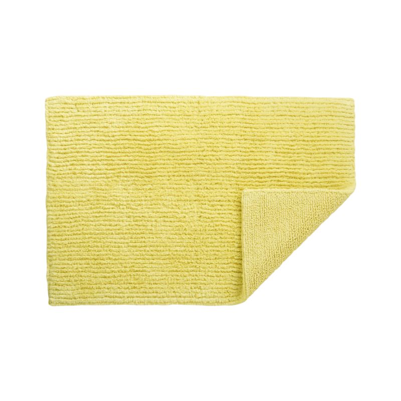 Reversible Yellow Bath Rug