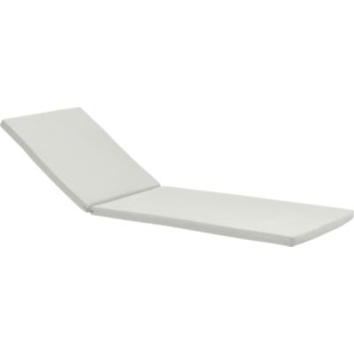 Rocha Sunbrella® White Sand Chaise Cushion