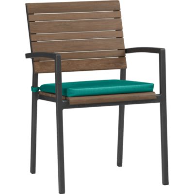 Rocha Dining Chair with Sunbrella® Harbor Blue Cushion