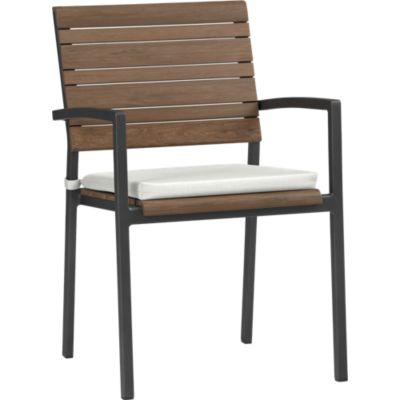 Rocha Dining Chair with Sunbrella® White Sand Cushion