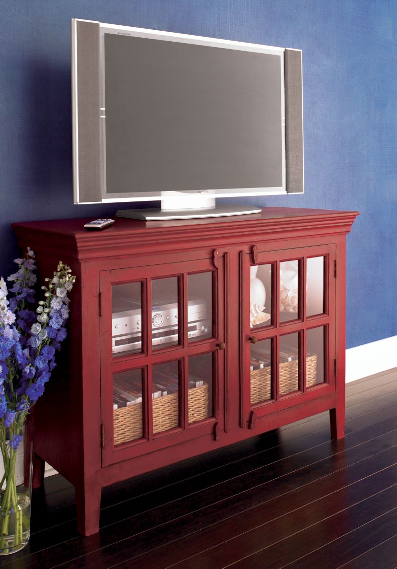 Rojo 46 Media Storage Cabinet