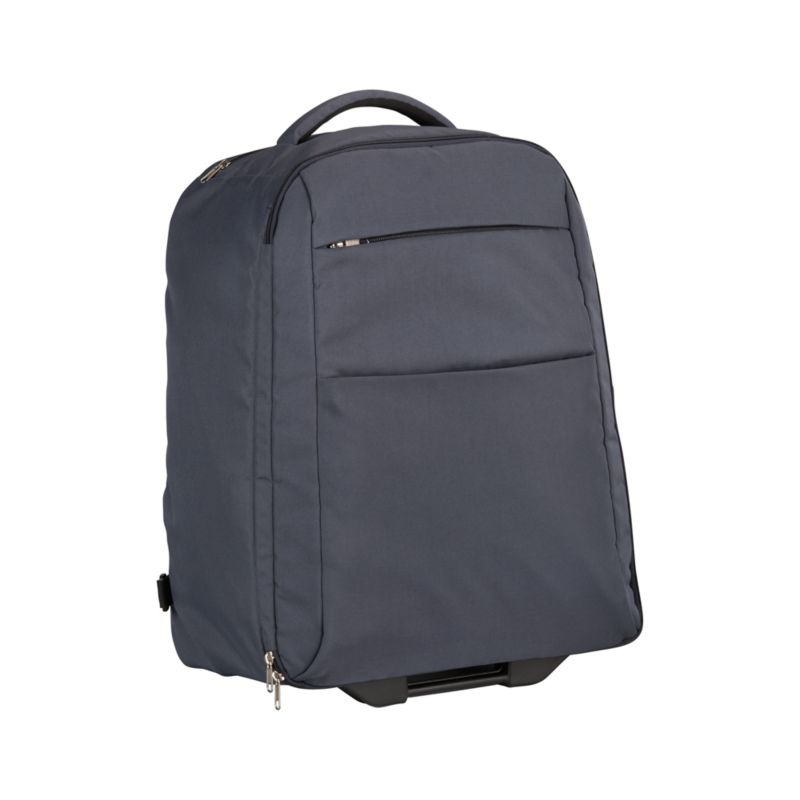 Navy Blue Rolling Backpack