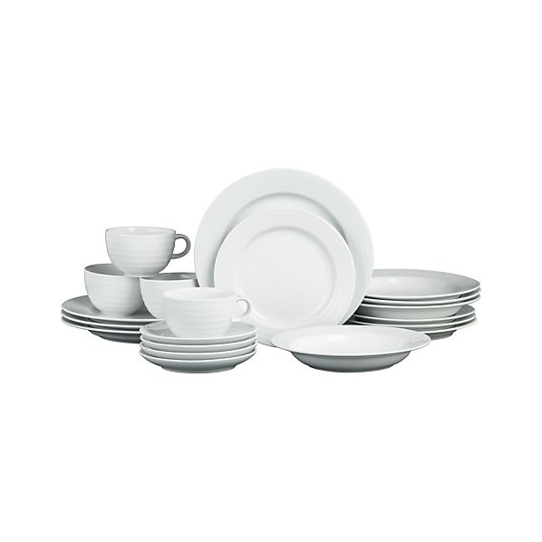 Roulette 20Piece Dinnerware Set in Dinnerware Collections Crate and
