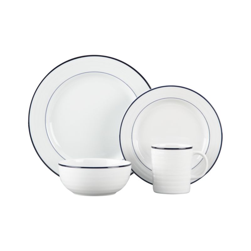Roulette Blue Band Dinnerware