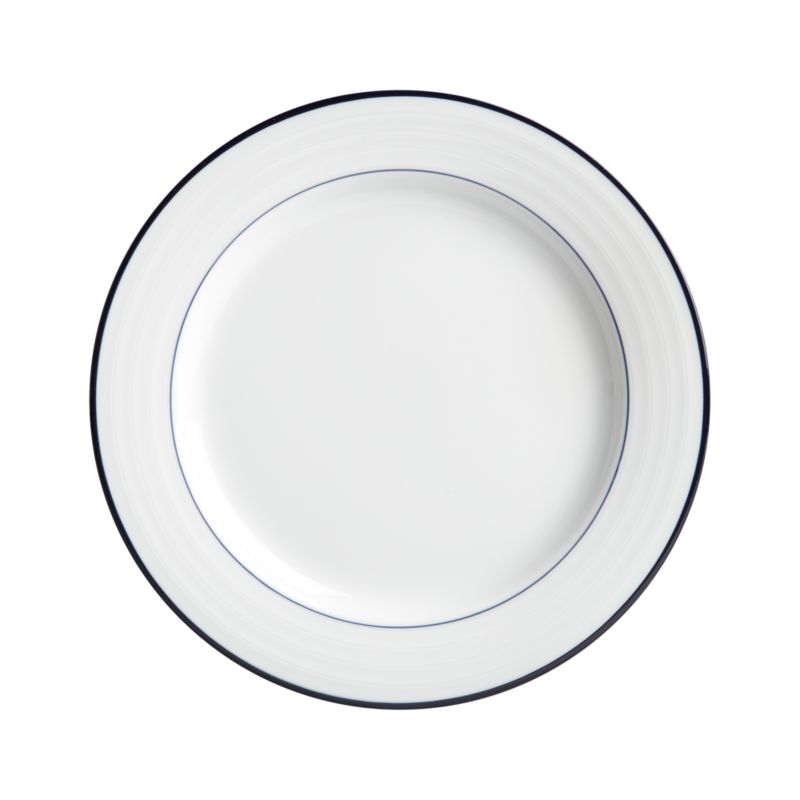 Roulette Blue Band Dinner Plate