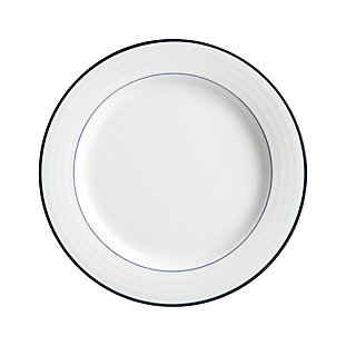 Roulette blue band dinner plate