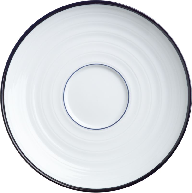 Roulette Blue Band Saucer