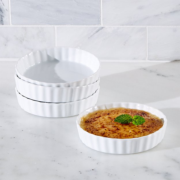Set of 4 Crème Brûlée Dish Crate and Barrel